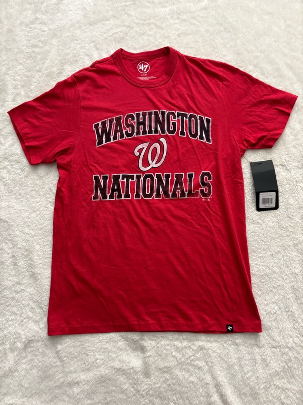 47 MLB Washington Nationals Red Logo Tee